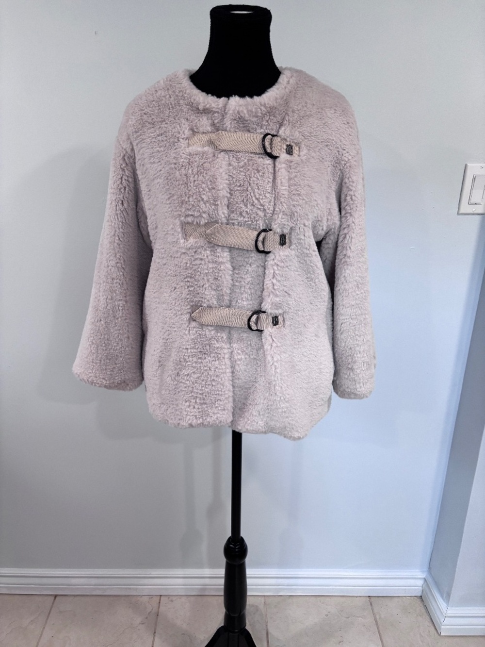 Cop. Copine Faux fur Toggle Jacket